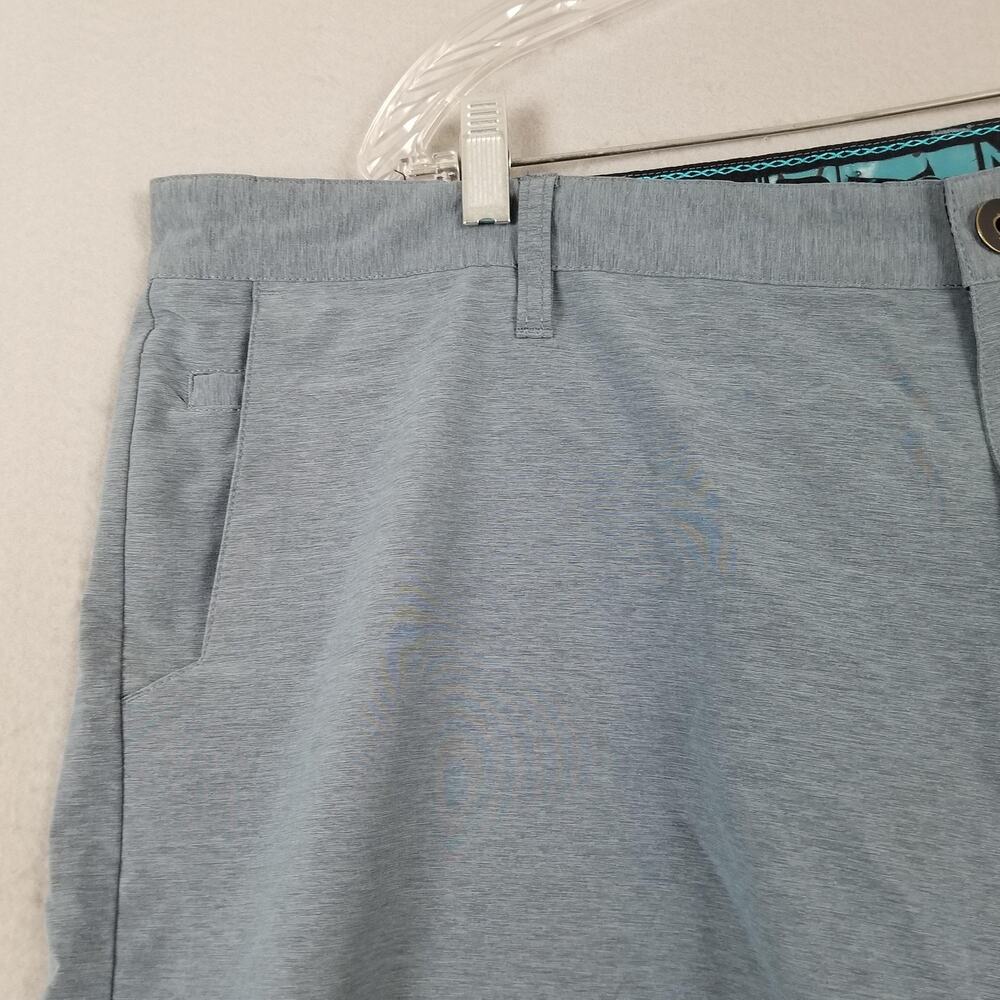 Pelagic Mako Hybrid Shorts Mens 44 Blue Fishing Performance Stretch Quick Dry - Picture 2 of 14
